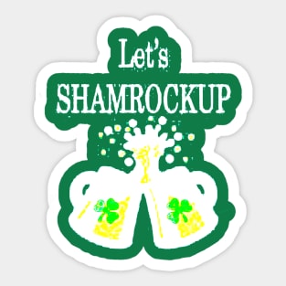 Shamrockup Sticker